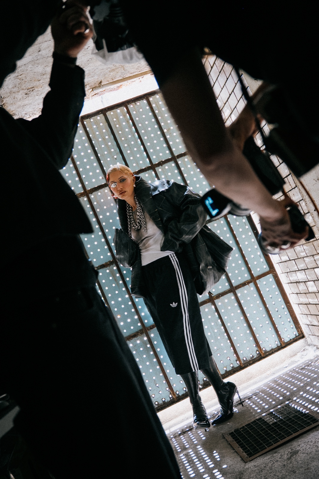 BIIANCO on set during the cover shoot