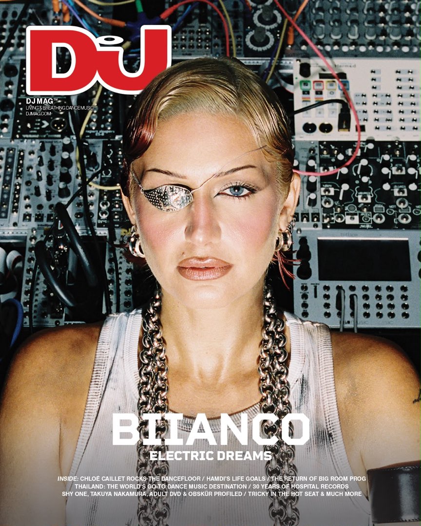 The finished BIIANCO cover, shown as project context