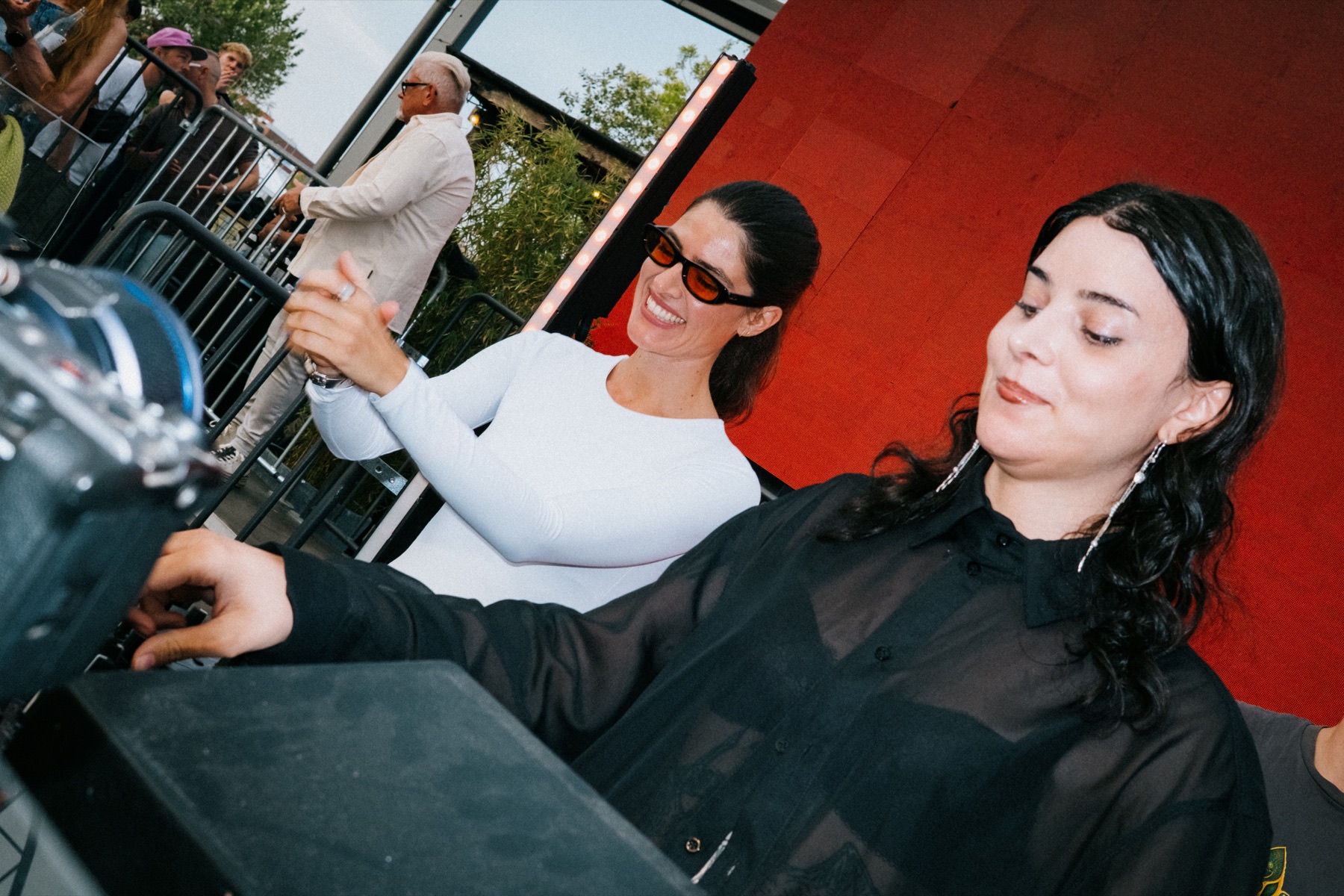 Meera and Argia at Dockland Summer Closing